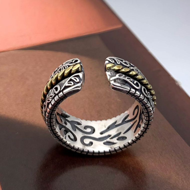 Klassische Silber Ring mit zeitloser Eleganz