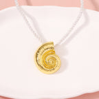 Zarte handwerkliche Gold Halskette