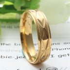 Zarte handwerkliche Ring