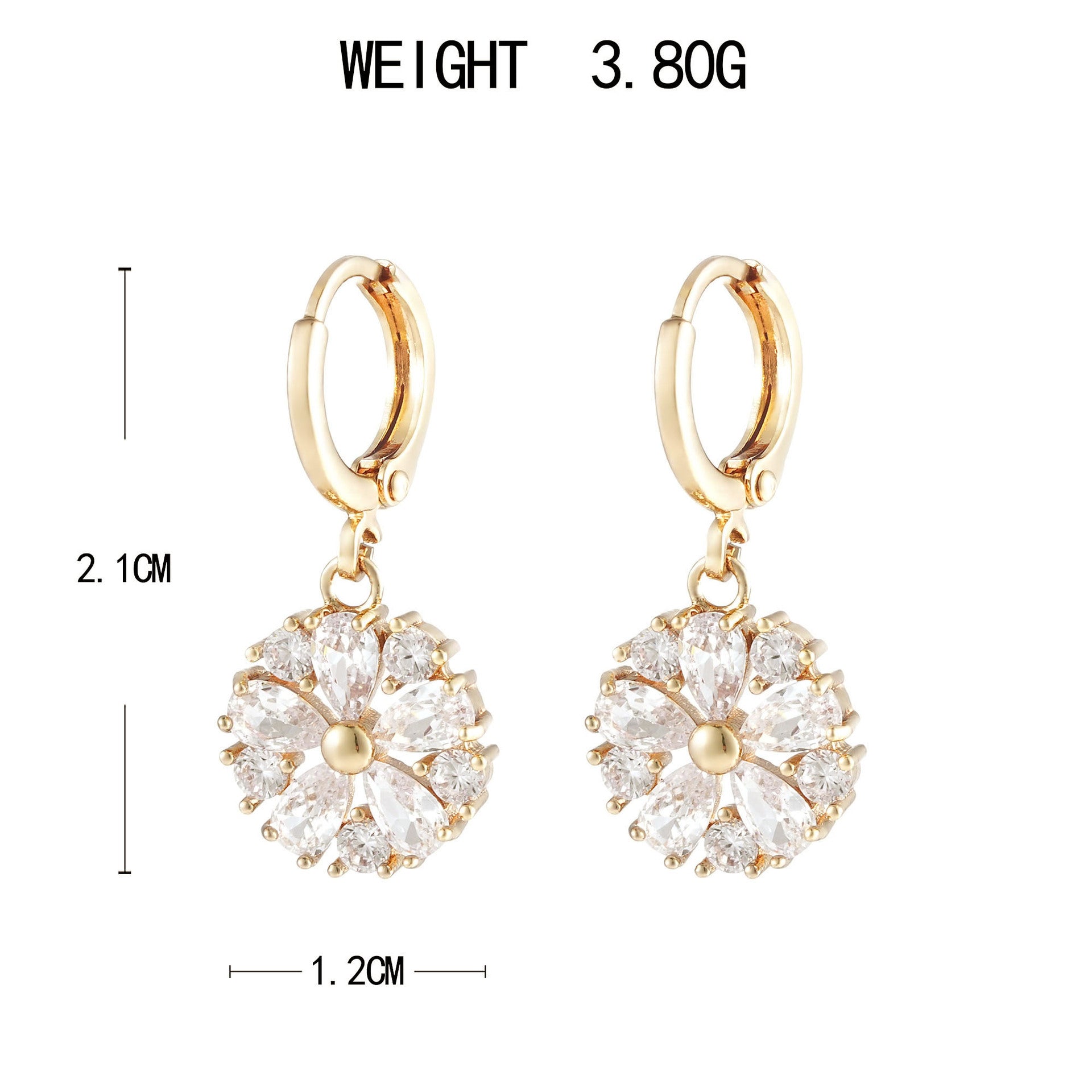 Atemberaubende Ohrring für den Alltag