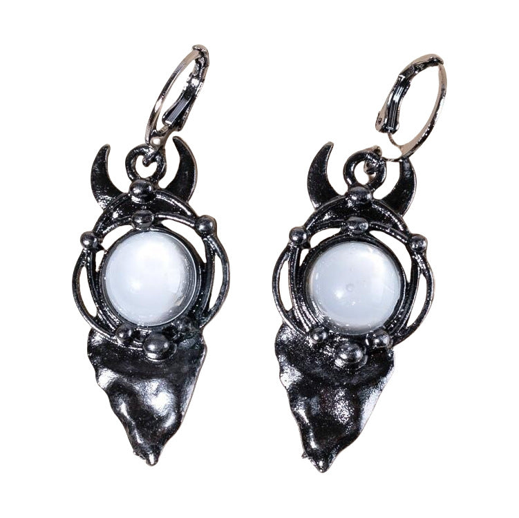 Handgefertigte Vintage Perlen Ohrring