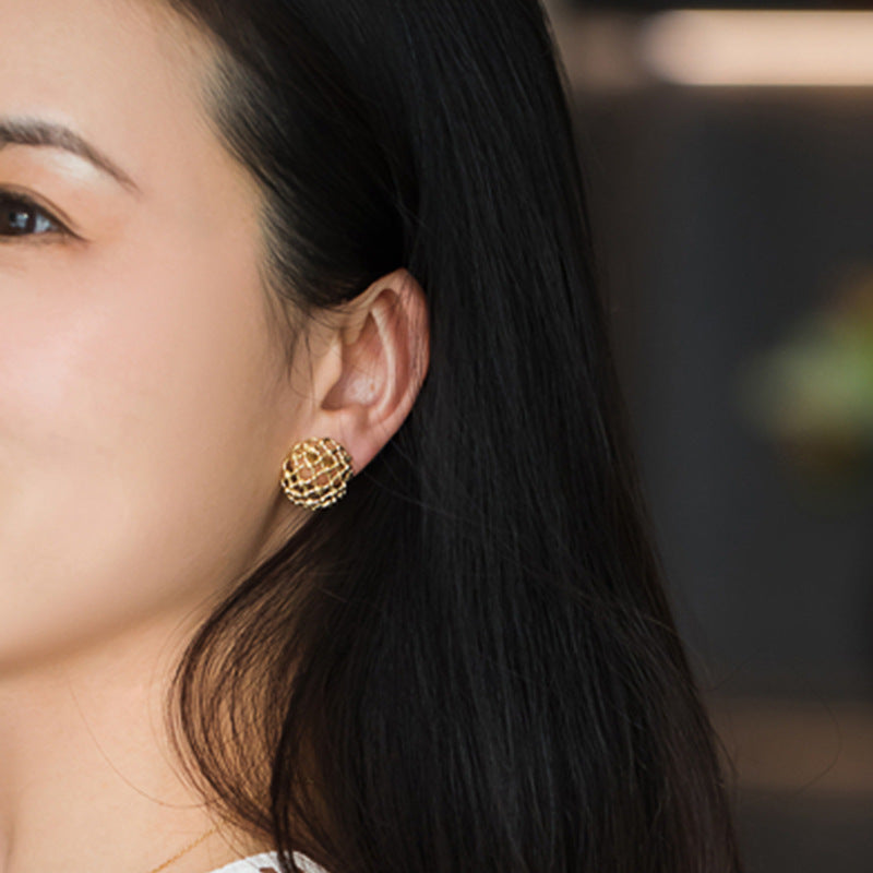 Atemberaubende Gold Ohrring für den Alltag