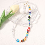 Zarte handwerkliche Perlen Halskette