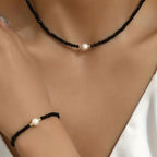 Romantische Perlen Halskette für besondere Momente