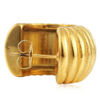 Zarte handwerkliche Gold Ohrring