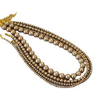 Zarte handwerkliche Perlen Halskette