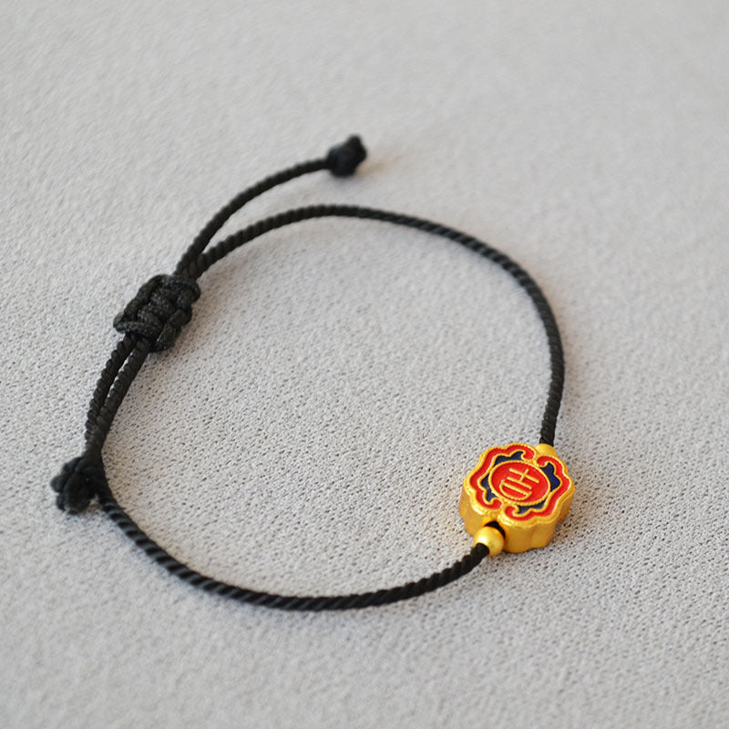 Handgefertigte Vintage Gold Armband