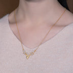 Romantische Silber Halskette für besondere Momente