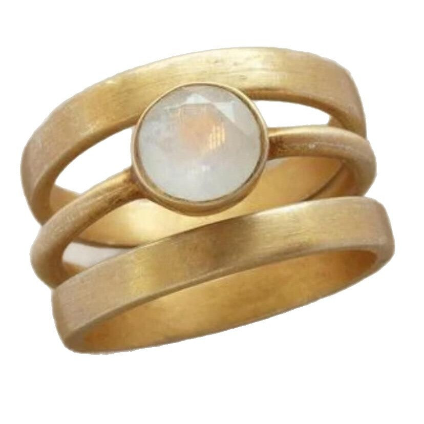 Atemberaubende Gold Ring für den Alltag