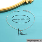 Zarte handwerkliche Halskette