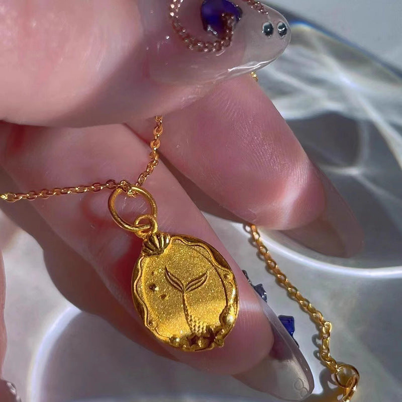 Zarte handwerkliche Halskette