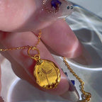 Zarte handwerkliche Halskette