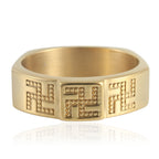 Zarte handwerkliche Ring