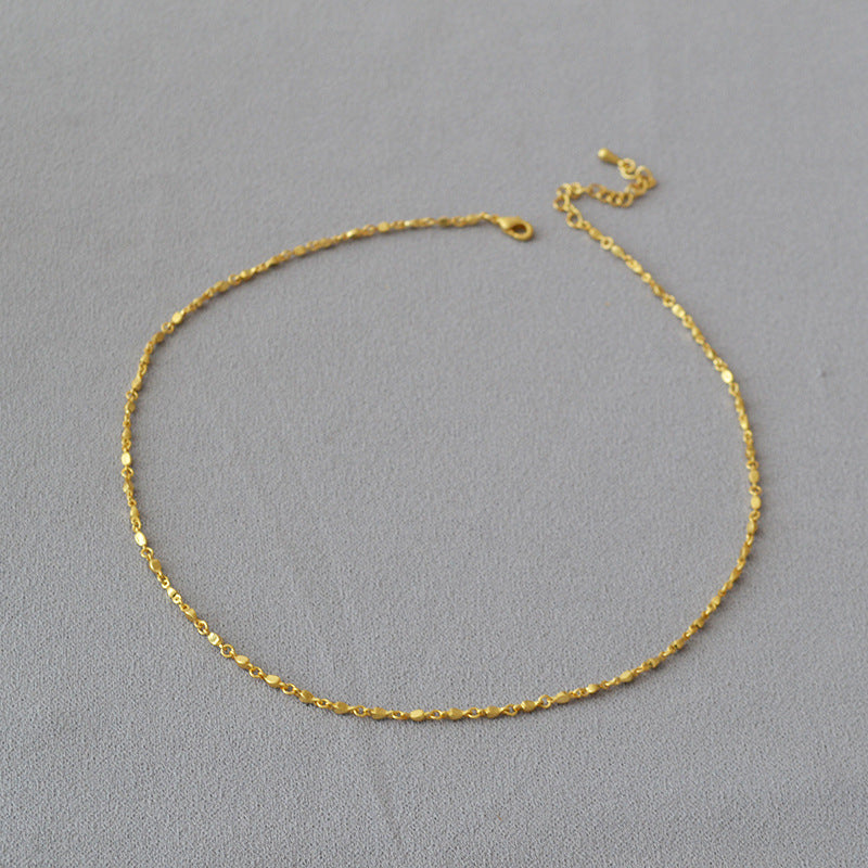 Romantische Gold Halskette für besondere Momente