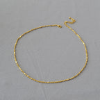 Romantische Gold Halskette für besondere Momente