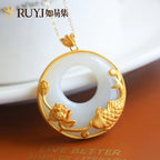 Schöne Silber Halskette mit einzigartigem Stil