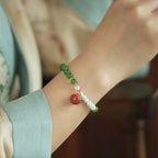 Zarte handwerkliche Perlen Armband