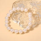 Zarte handwerkliche Perlen Halskette