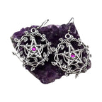 Zarte handwerkliche Ohrring