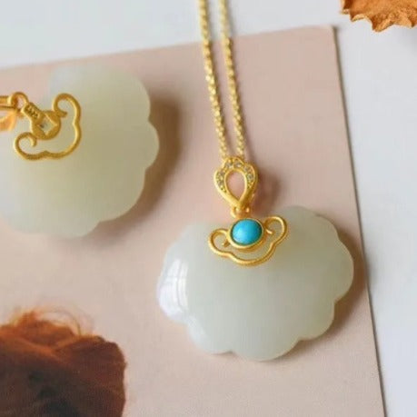 Zarte handwerkliche Silber Halskette