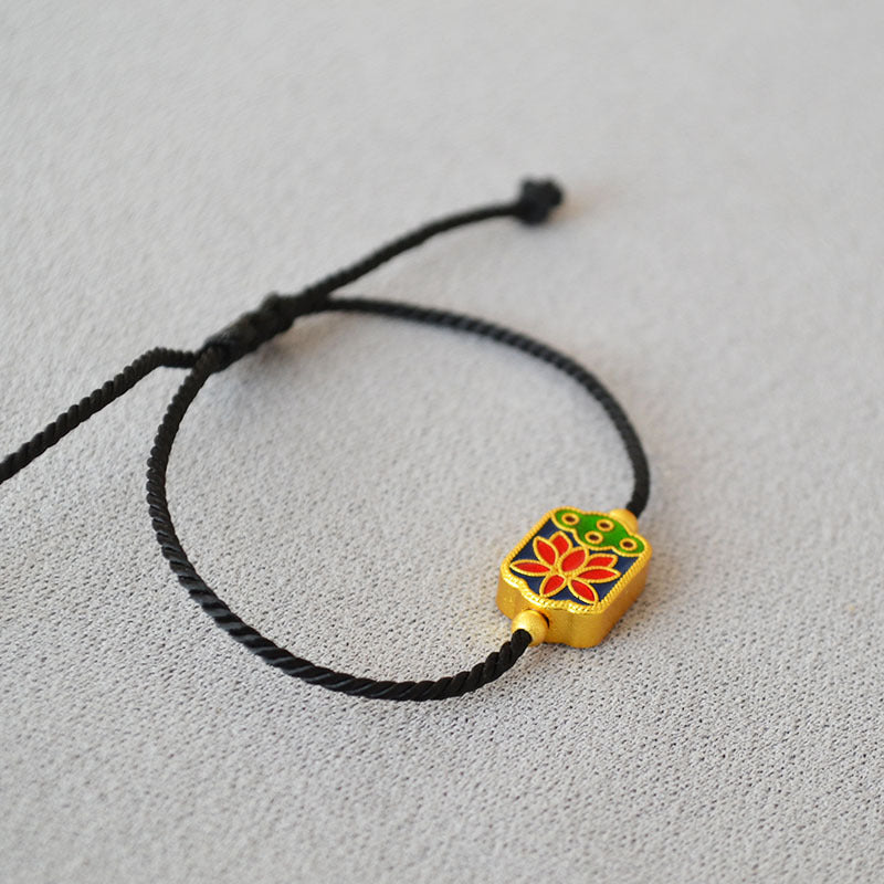 Handgefertigte Vintage Gold Armband