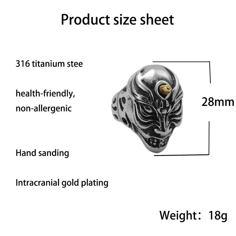 Zarte handwerkliche Gold Ring