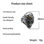 Zarte handwerkliche Gold Ring