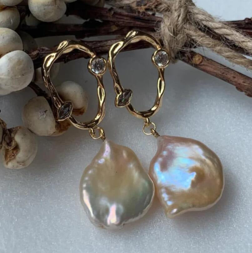 Romantische Perlen Ohrring für besondere Momente