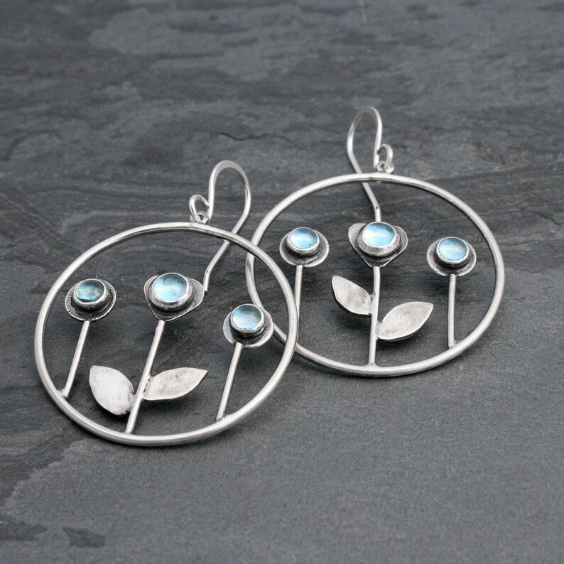 Handgefertigte Vintage Ohrring