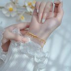 Handgefertigte Vintage Gold Armband