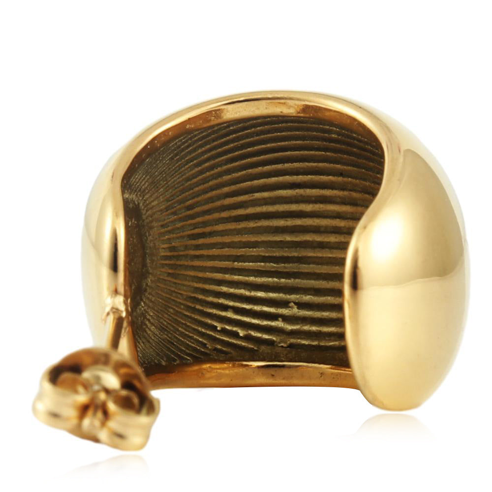 Klassische Gold Ohrring mit zeitloser Eleganz