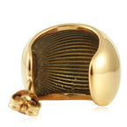 Klassische Gold Ohrring mit zeitloser Eleganz