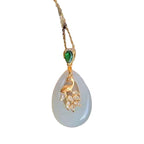 Schöne Gold Halskette mit einzigartigem Stil