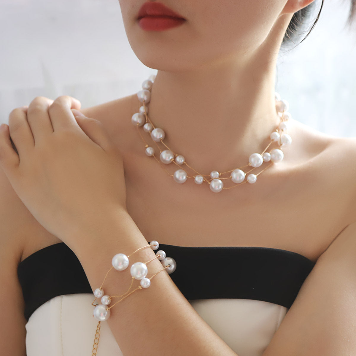 Atemberaubende Perlen Armband für den Alltag