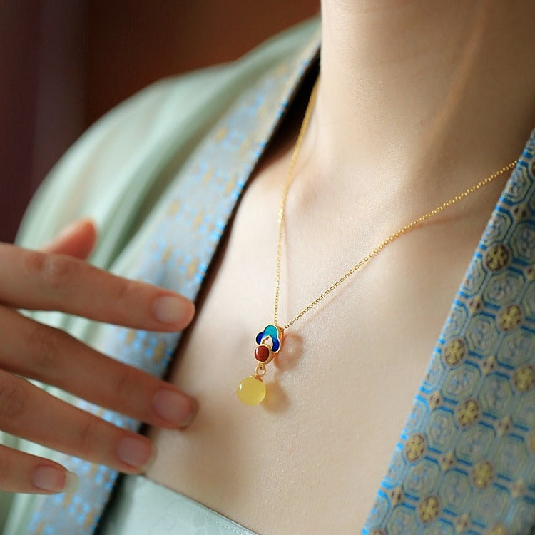 Romantische Gold Halskette für besondere Momente