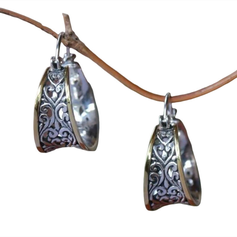 Schöne Silber Ohrring mit einzigartigem Stil