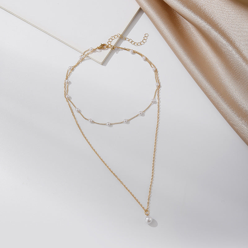 Schöne Perlen Halskette mit einzigartigem Stil