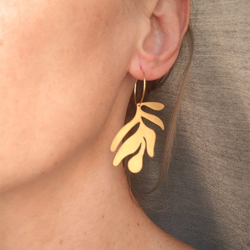 Atemberaubende Gold Ohrring für den Alltag