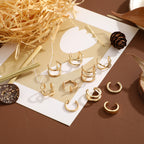 Atemberaubende Gold Schmuckset für den Alltag