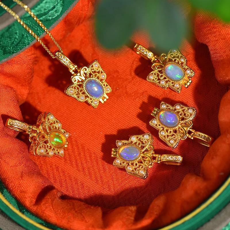 Zarte handwerkliche Silber Halskette