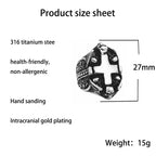 Zarte handwerkliche Ring