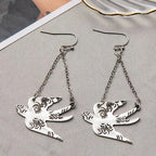 Zarte handwerkliche Ohrring