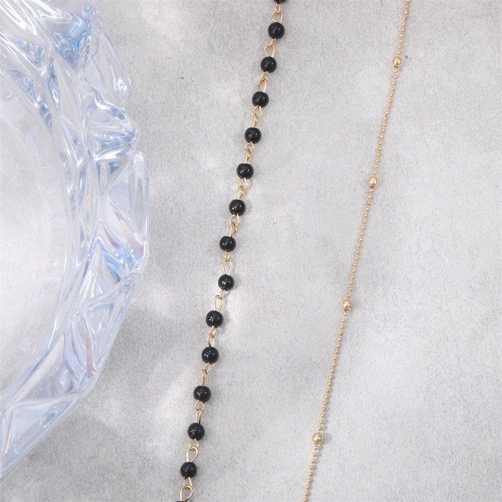 Zarte handwerkliche Gold Halskette