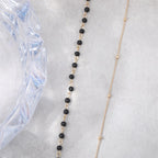 Zarte handwerkliche Gold Halskette