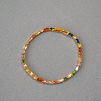 Zarte handwerkliche Gold Armband