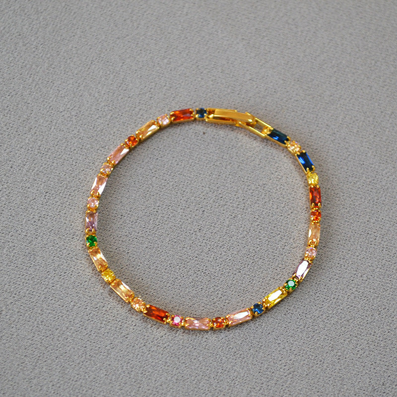 Zarte handwerkliche Gold Armband