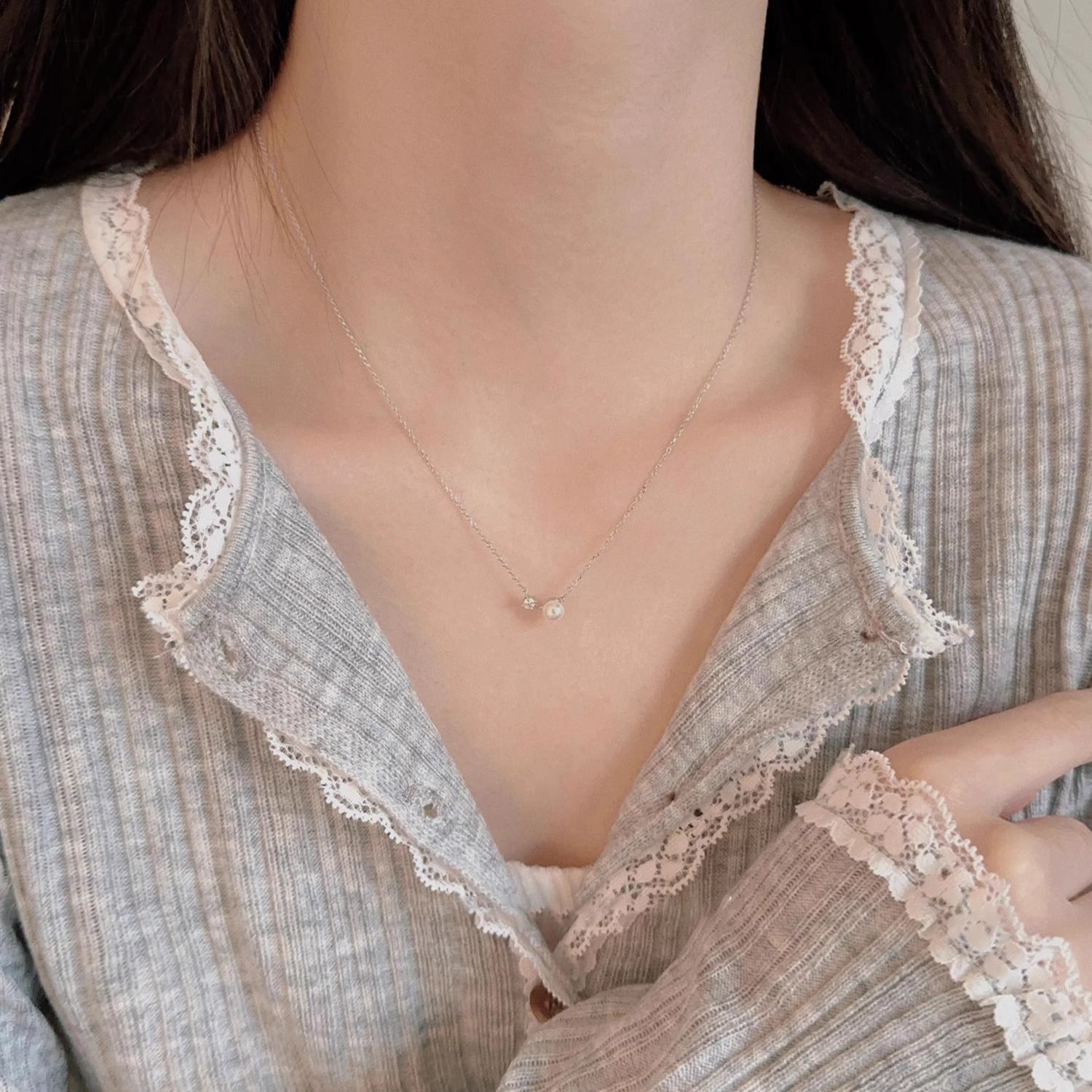 Elegante Perlen Halskette für jeden Anlass