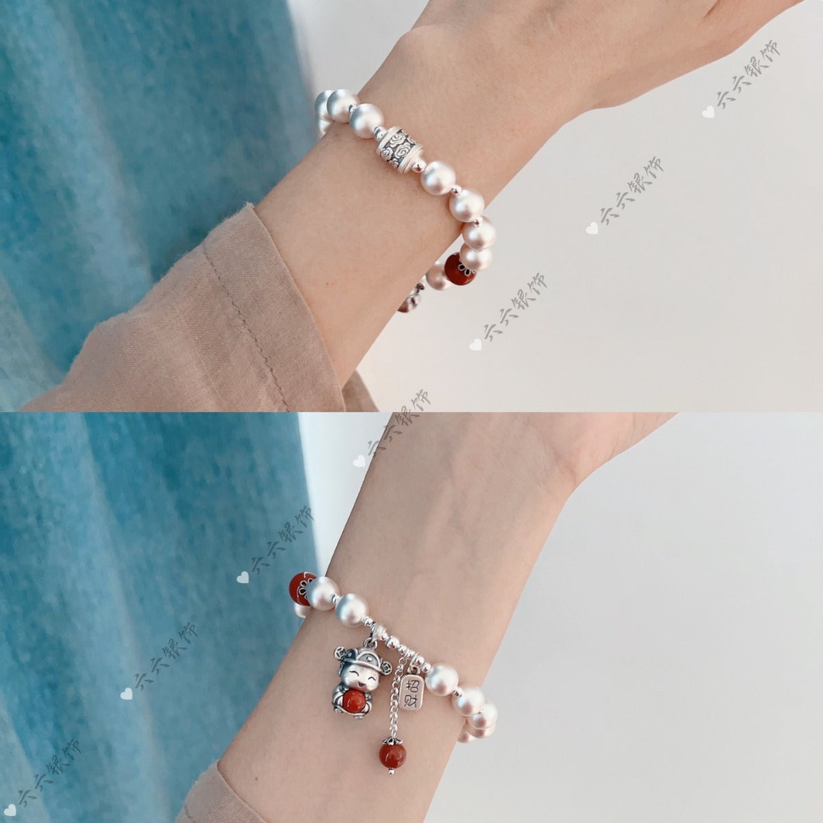 Charmante Silber Armband für jeden Anlass