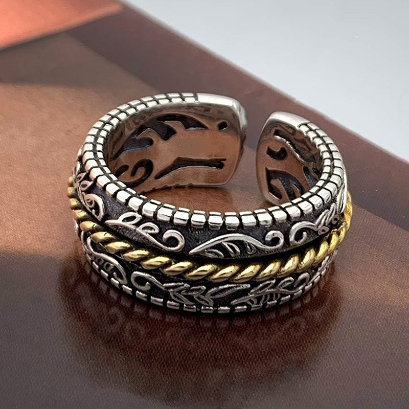 Klassische Silber Ring mit zeitloser Eleganz