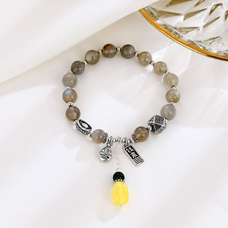 Zarte handwerkliche Silber Armband